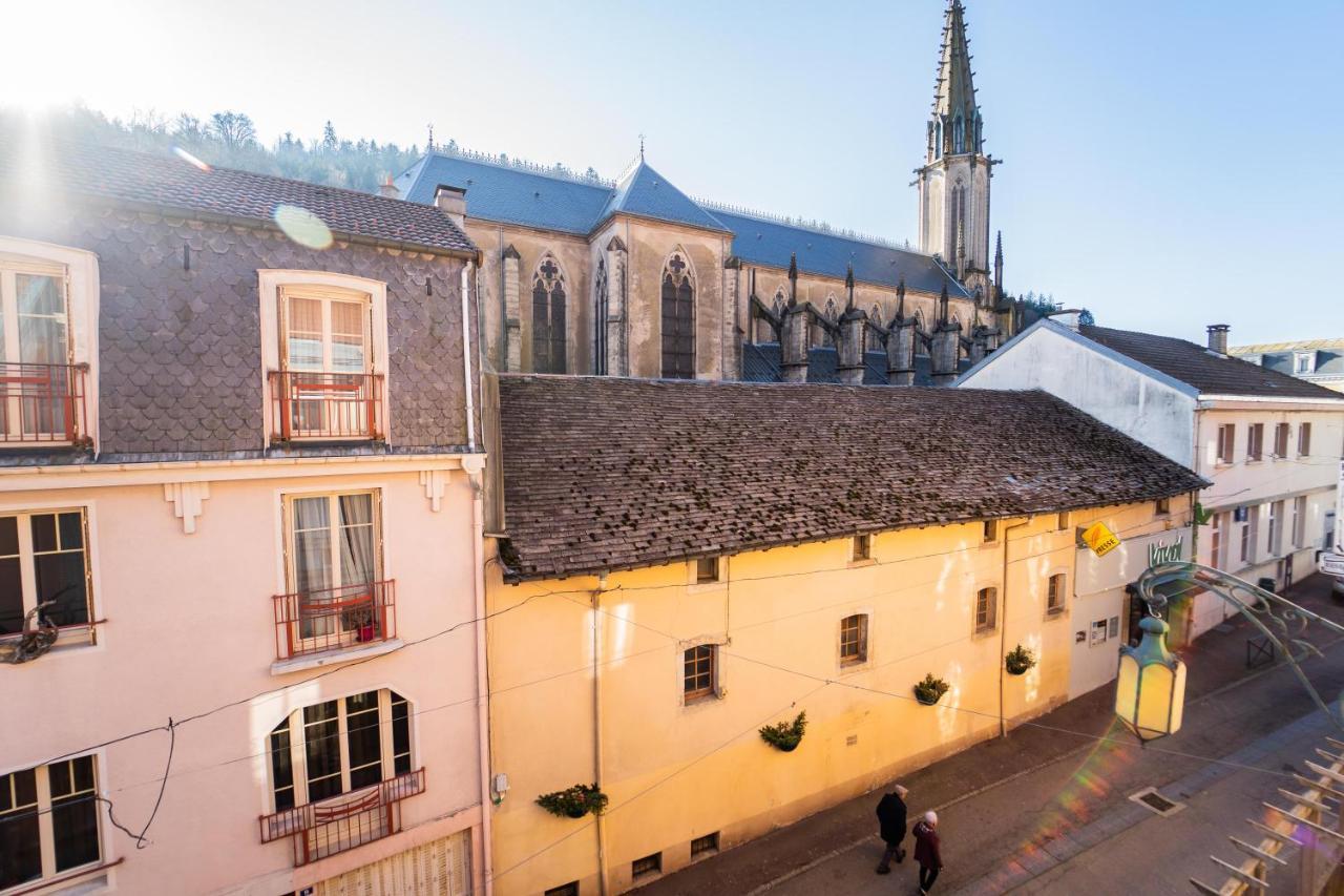Celine Hotel Le Miridan Plombieres-les-Bains Bagian luar foto